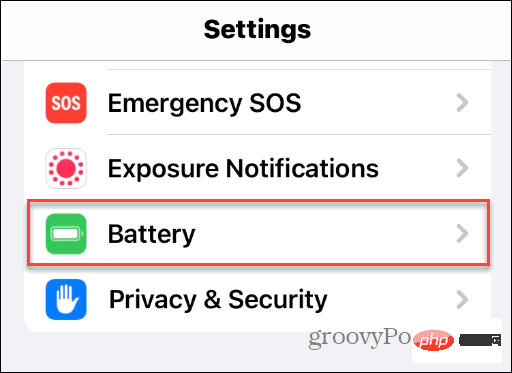 如何在 iPhone 上显示电池百分比