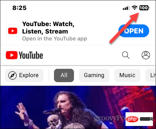 如何在 iPhone 上显示电池百分比
