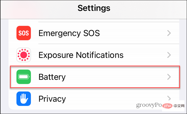 如何在 iPhone 上显示电池百分比