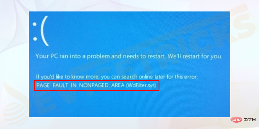 如何修复“非页面区域中的页面错误”BSoD错误？