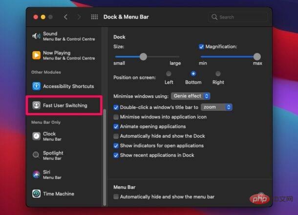 如何在 Mac 上使用快速用户切换