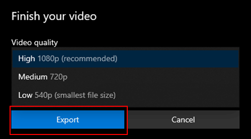 3 个快速步骤让您的 Windows 11 的视频编辑器再次导出