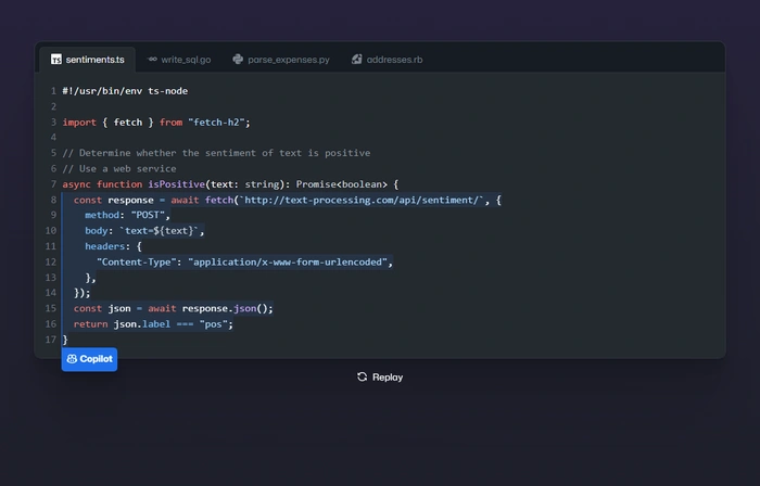 GitHub Copilot 使用 OpenAI Codex 帮助您编写代码