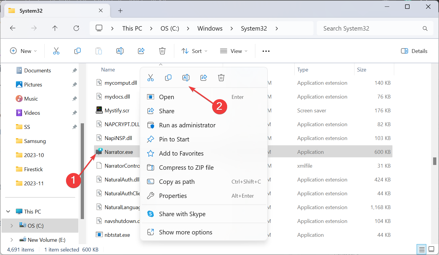 修复:Windows 11 讲述人无法关闭