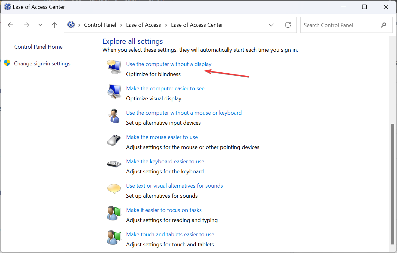 修复:Windows 11 讲述人无法关闭