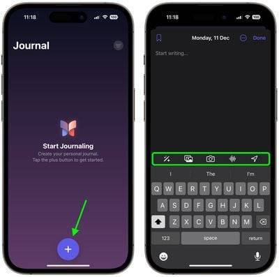iOS 17.2:如何使用 Apple 的新日记应用程序