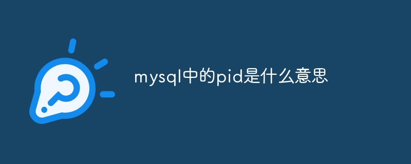 mysql中的pid是什么意思