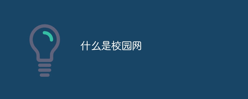 什么是校园网