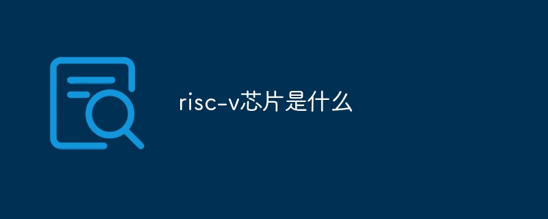 risc-v芯片是什么