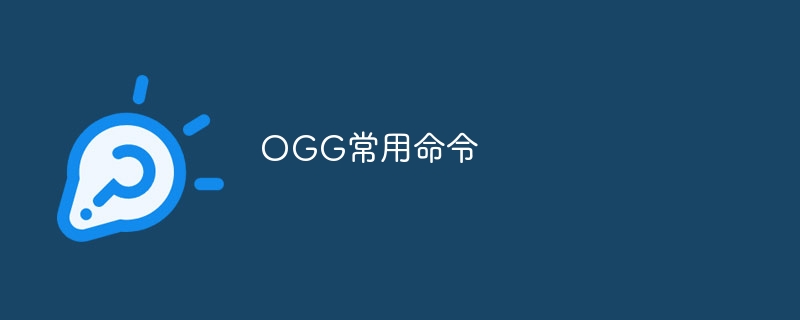 OGG常用命令