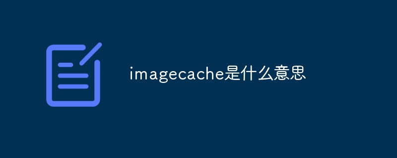 imagecache是什么意思
